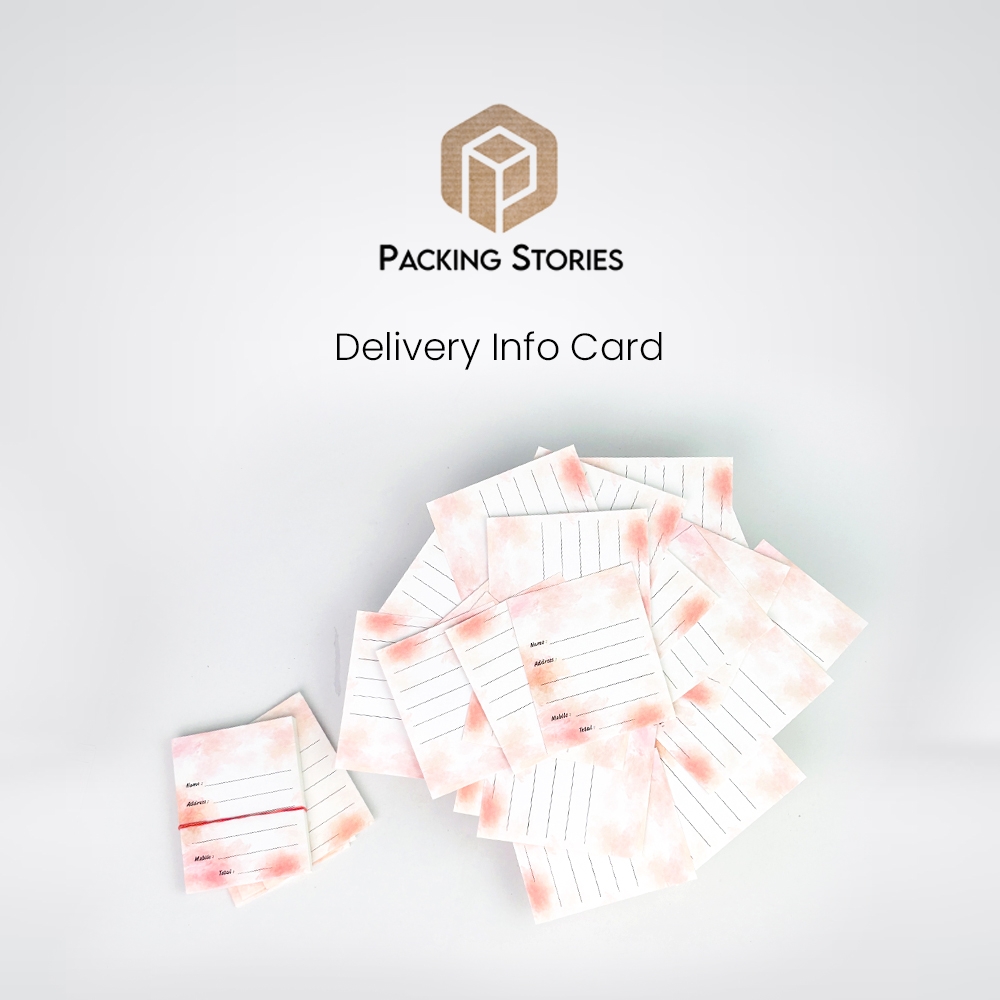 Deilvery Information Card