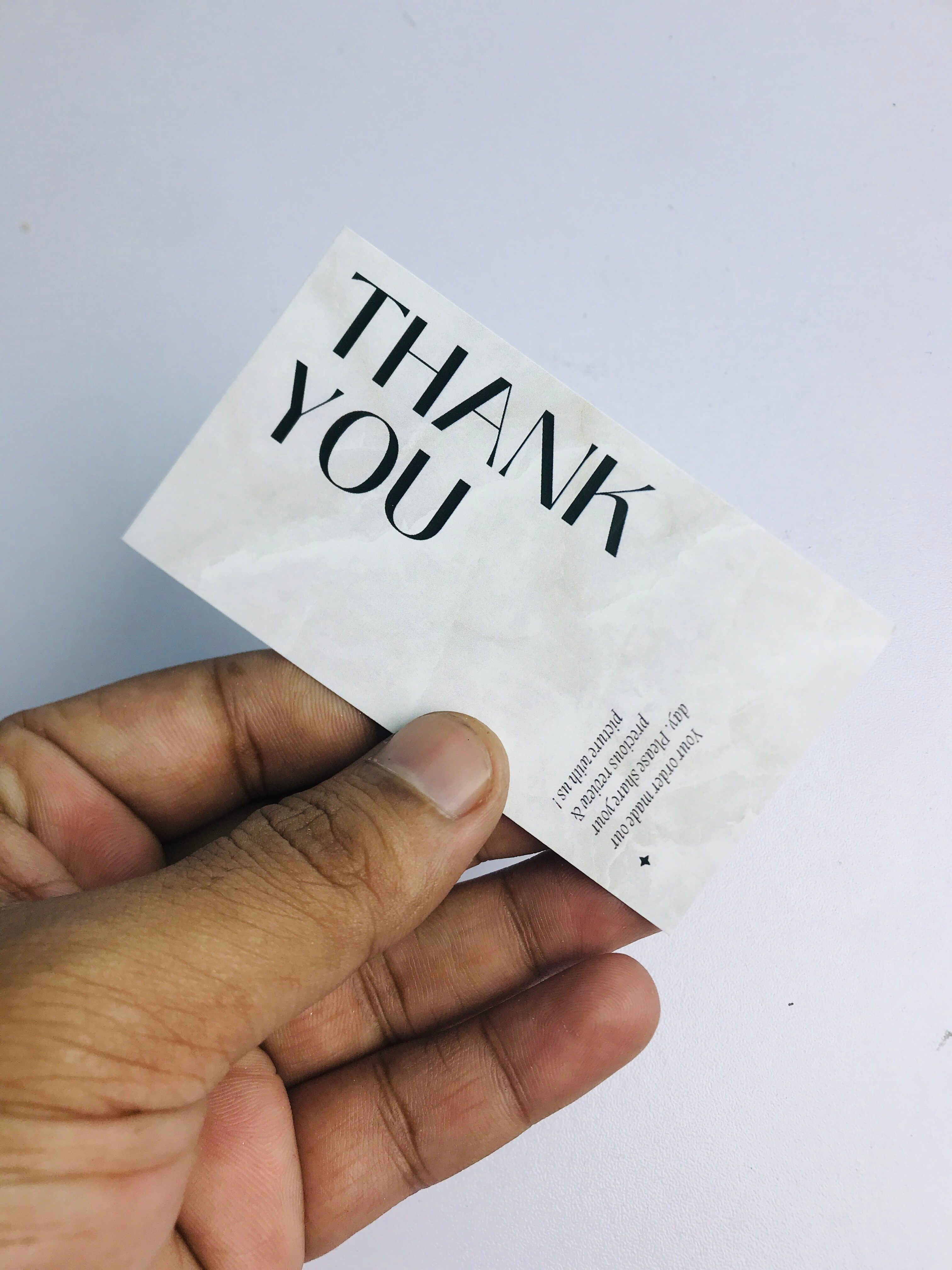 Thank You Card