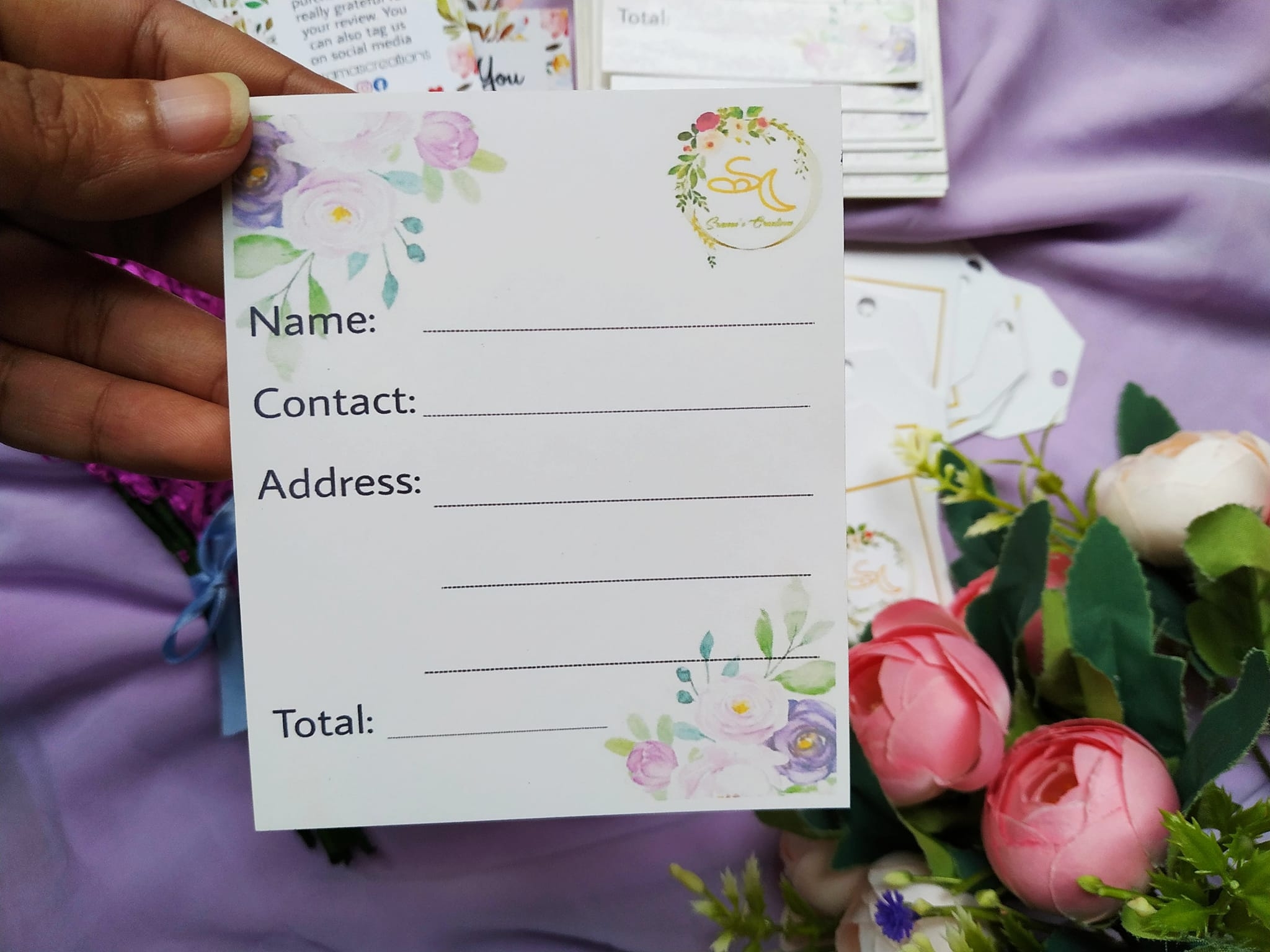 Delivery Information Card